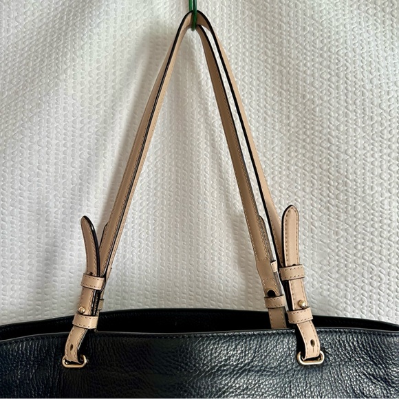 Michael Kors Bedford North South Large Black Leather Travel Tote - Picture 15 of 15